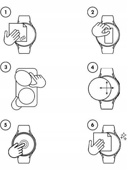 GrizzGlass CeramicFilm Screen Protector pentru Huawei Watch GT 3 46mm 1buc