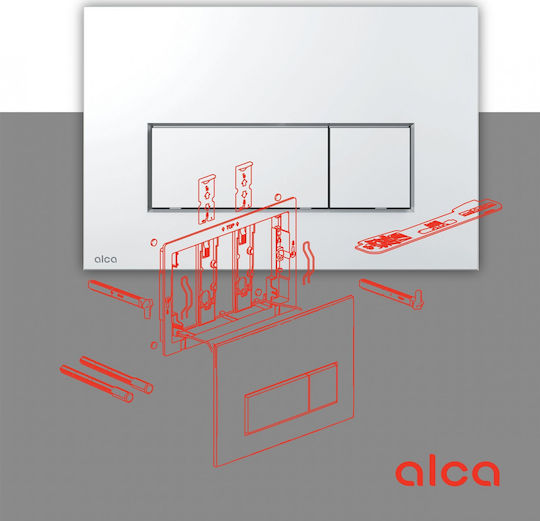 Alcadrain Flush Plate Dual Flush