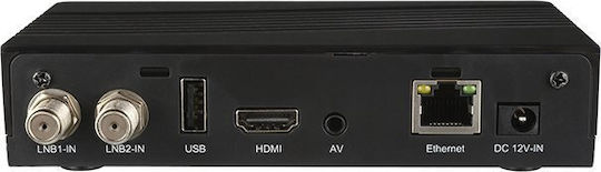 Xoro Satellite Decoder HRS 9194 SAT100593 Full HD (1080p) DVB-S2 with PVR Recording Function in Black Color