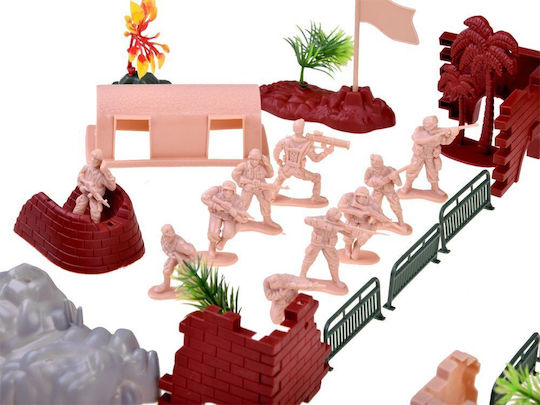 Großes Militärbasis-Spielzeug-Soldaten-Set 200 Teile Za4364