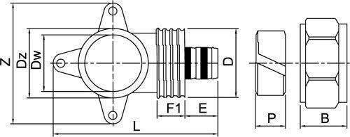 Invena PA-07-002 Hydraulikinstallationsteil