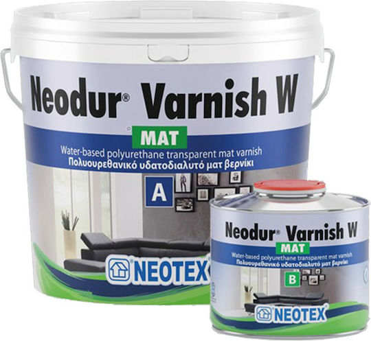 Neotex Neodur Varnish W 2-Komponenten Farblos Matt 9Es 9kg