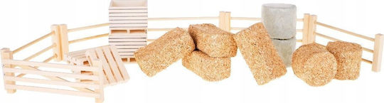 Farm Accessory Set 19 Pieces Fences Hay Straw