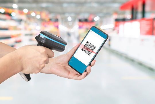 Manhattan Scanner portabil Wireless cu capacitate de citire a codurilor de bare 2D și QR