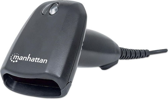 Manhattan Handheld Scanner Wired with 1D Barcode Reading Capability