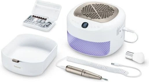 Beurer Mp 200 Nagelfräser Strom Weiß mit 26000 Umdrehungen pro Minute