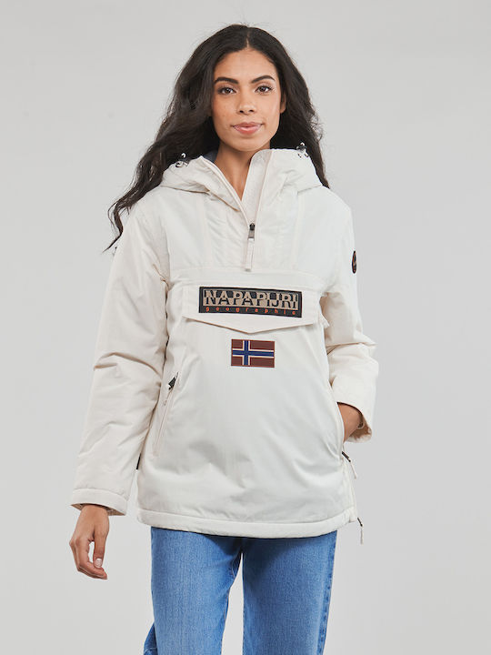 Rainforest Women's Short Parka Jacket for Winter Beige