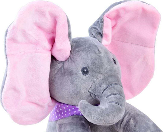 Interactive Plush Elephant Mascot Elephant Covers Its Eyes Sings Za3112