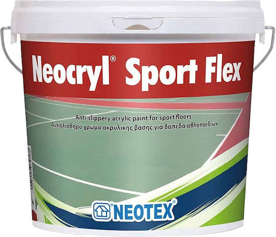 Neotex Neocryl Sport Flex Χρώμα Ακρυλικό Πράσινο 4kg 200400