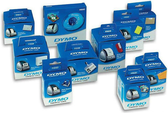 Dymo 99010 130 Self-Adhesive Label Rolls for Label Printer 89x28mm 6pcs