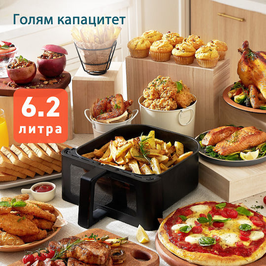 Cosori Premium Ii Plus Air Fryer 6.2lt Μαύρο