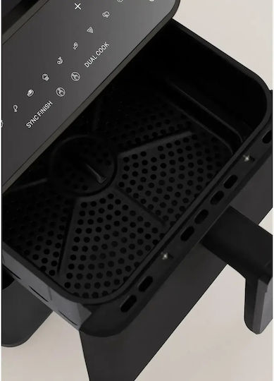 Create Heißluftfritteuse mit Wi-Fi & Doppel-Abnehmbarer Korb 11.2Es Schwarz