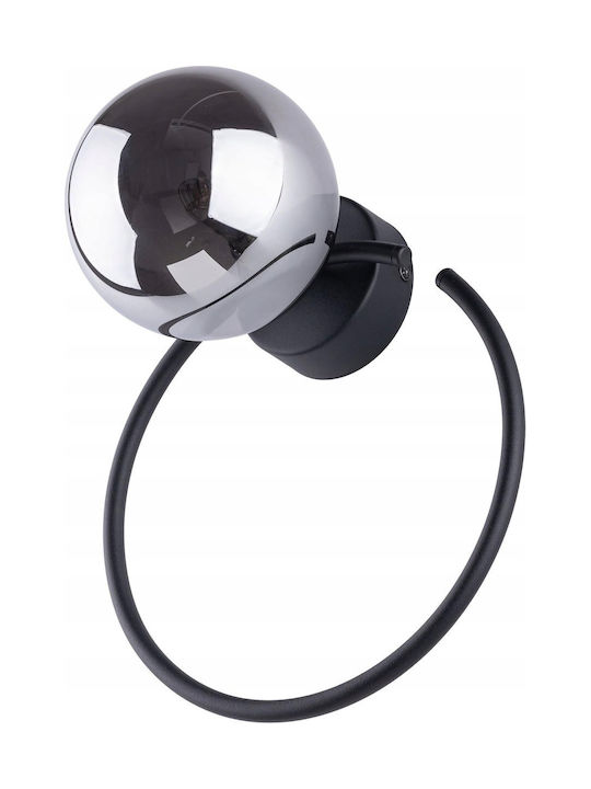 TK Lighting Μοντέρνο Φωτιστικό Τοίχου με Ντουί G9 Μαύρο 22εκ.