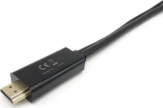 Equip Μετατροπέας HDMI / USB-A male σε DisplayPort female 1τμχ 119039