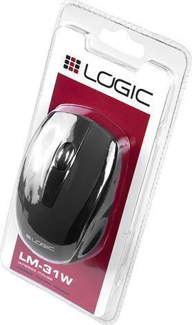 Logic LM-31 Ασύρματο Ποντίκι Μαύρο