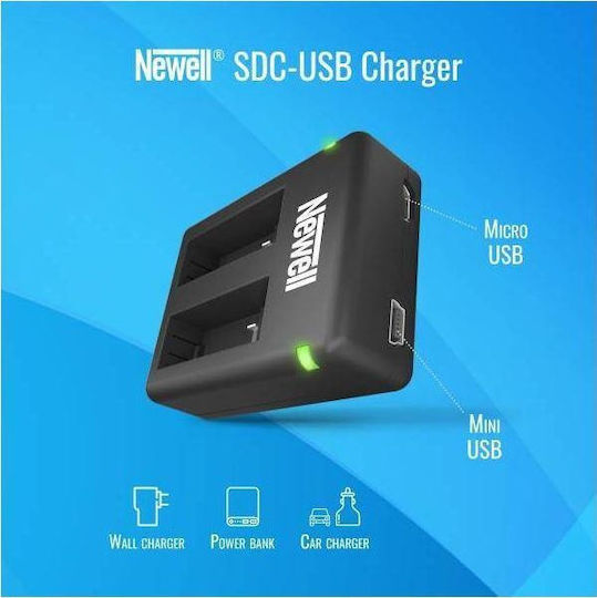Newell N-CHG-SDC-USB-AHDBT-901 Ladegerät für GoPro Held 9