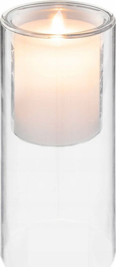 Dekorative Lampe Wachs-Politur Transparent 3Stück