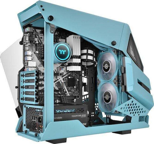 Thermaltake Toughliquid 240 ARGB Sync Υδρόψυξη AIO CPU με 2 Ανεμιστήρες 120mm Τιρκουάζ