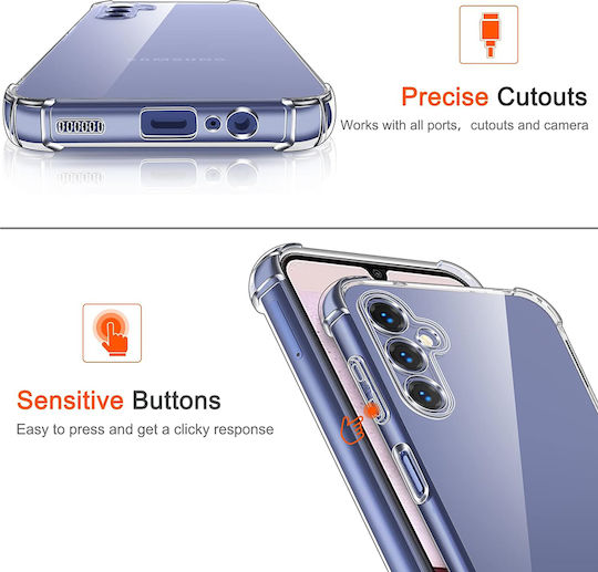 Techsuit Shockproof Clear Umschlag Rückseite Silikon Transparent (Galaxy S10 Lite)