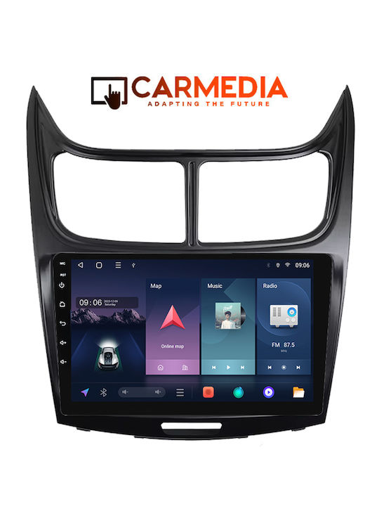 Carmedia Auto-Audiosystem für Chevrolet Segel 2009-2014 (Bluetooth/USB/WiFi/GPS/Apple-Carplay/Android-Auto) mit Touchscreen 9"