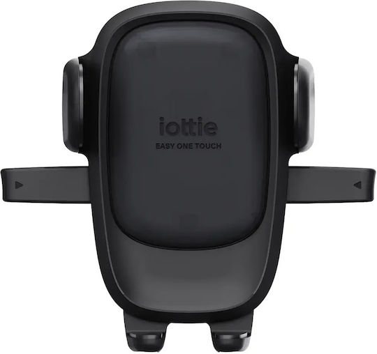 iOttie Easy One Touch Βάση Κινητού Αυτοκινήτου με Ρυθμιζόμενα Άγκιστρα Μαύρη
