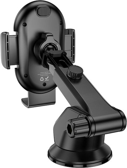 Borofone Car Mobile Mount 4.5" - 7" with Adjustable Hooks Black