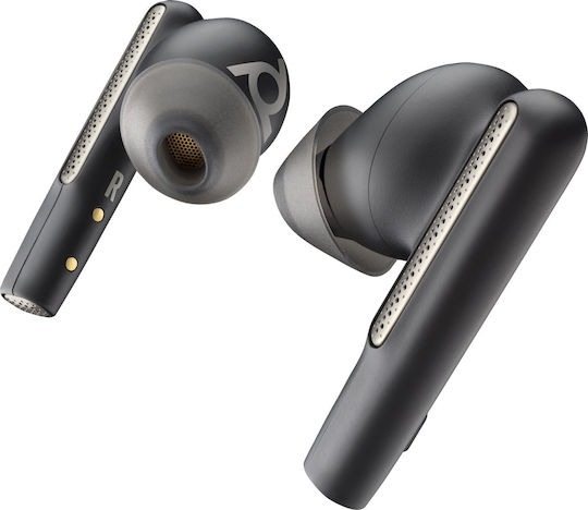 Poly Voyager Free 60 UC M + BT700 USB-A Adapter + Basic Charge Case In-ear Bluetooth Handsfree Ακουστικά με Θήκη Φόρτισης Carbon Black