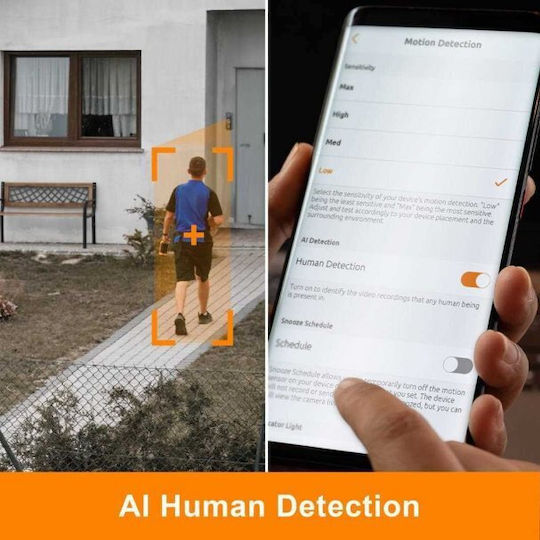 Toucan Ασύρματο Κουδούνι Πόρτας Wi-Fi Συμβατό με Alexa και Apple HomeKit Μαύρο