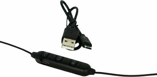 Yzsy Masca Earbud Bluetooth Handsfree Ακουστικά Μαύρα