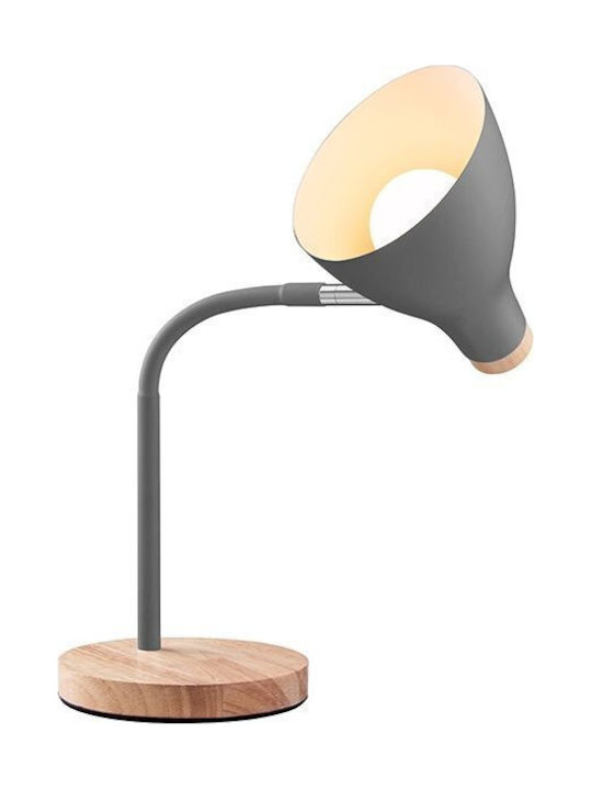 Tracer Office Lamp for Socket E27 in Gray Color
