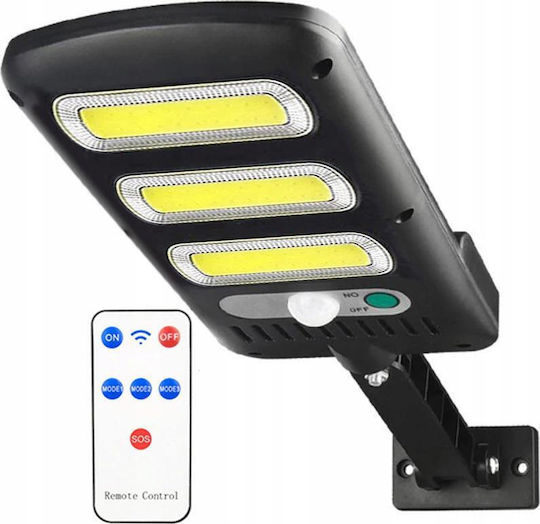 LTC Επιτοίχιο Ηλιακό Φωτιστικό 24W 1800lm με Αισθητήρα Κίνησης, Φωτοκύτταρο και Τηλεχειριστήριο