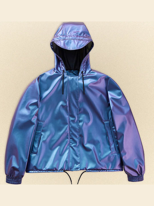 Women's Short Lifestyle Jacket Waterproof for Spring or Autumn