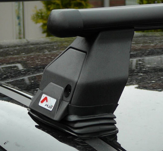 Menabo Aluminum Car Roof Bars for Honda FR-V 5D for Cars with Factory Bars Set with Roof Rack Legs Silver