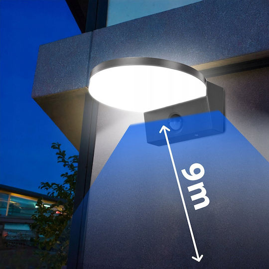 Maclean Energy Wasserdicht LED Flutlicht 15W Natürliches Weiß 4000K mit Bewegungssensor IP65