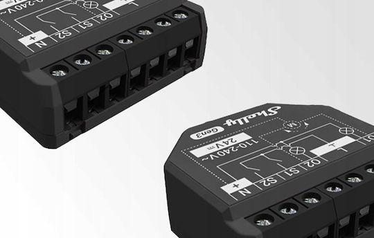 Shelly 2PM Gen3 X4 Smart Switch 2 Channels Wi-Fi Bluetooth & RF 10A 4 Pieces