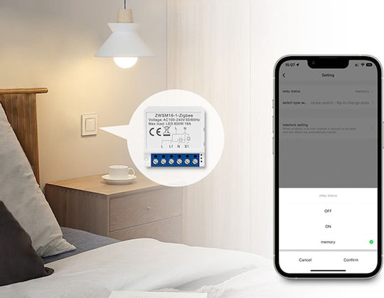 Avatto ZWSM16-W2 Intelligenter Schalter 2 Kanäle ZigBee 5A