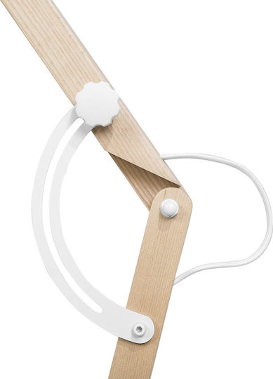 Beliani Floor Lamp White