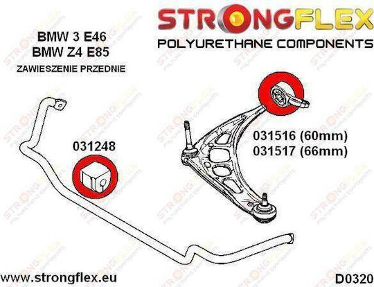 Strongflex Bushes for BMW E46 031517B
