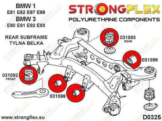 Strongflex Bushes for BMW Series 1 031599A