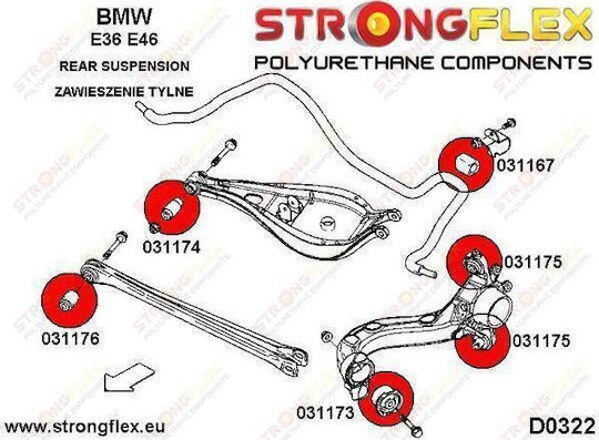 Strongflex Συνεμπλόκ για BMW E46 031173A