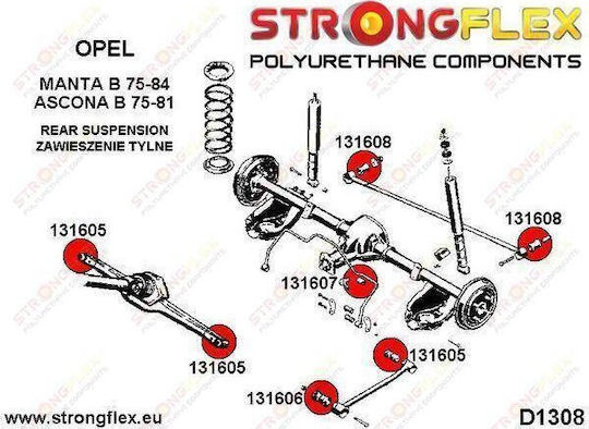 Strongflex Tufișuri pentru Opel Manta 131605B