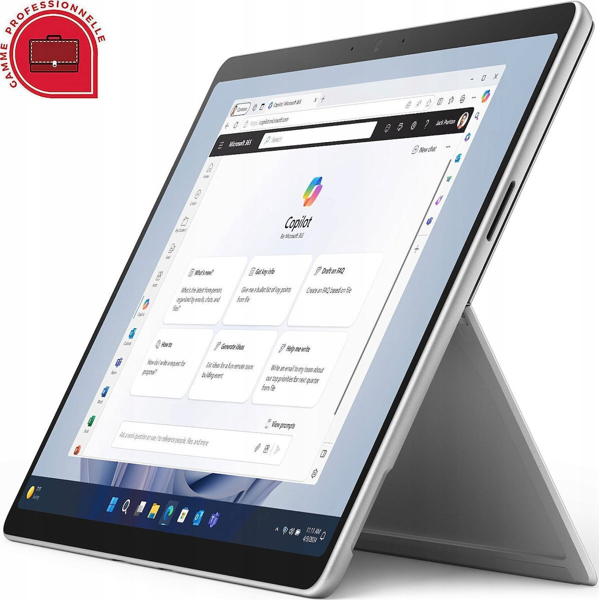 Microsoft Surface Pro 10 13Inci Tabletă (32GB/512GB/Ultra7-165U