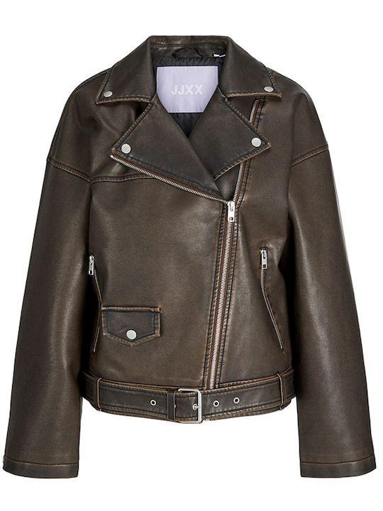 Γυναικείο Biker Jacket Brown