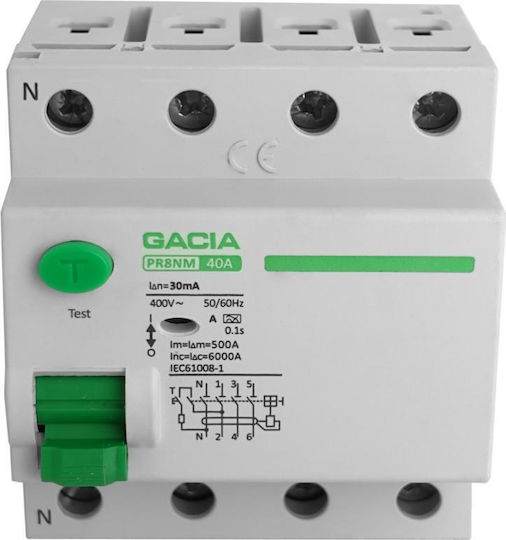 VCX Phase Relays Leckage der Erde 40A Quadruple Pole