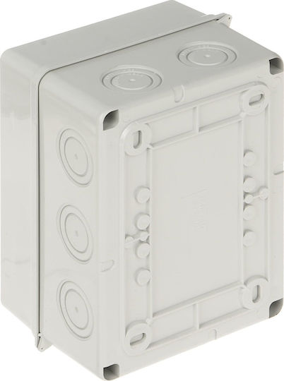 Eurolamp Wall mounted Waterproof 4-Elements Fuse Box with 1 Row W120xH160xD90mm