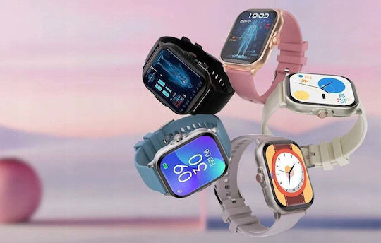 Colmi C63 Aluminium Smartwatch με Παλμογράφο (Κίτρινο)