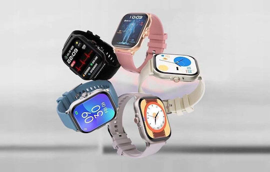 Colmi C63 Aluminium Smartwatch με Παλμογράφο (Κίτρινο)