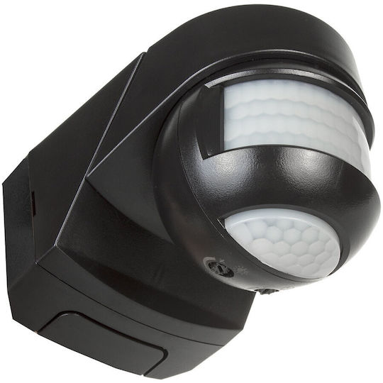 Maclean Twilight Bewegungsmelder 180° + 360° 2000w Schwarz Mce295