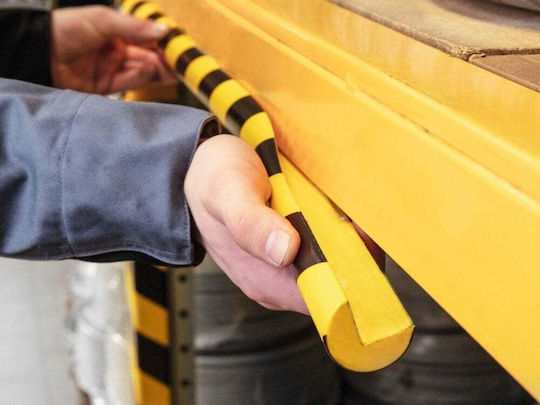 Ταινία Σήμανσης Durable Corner Protection C25r Yellow Black Self-adhesive 1m