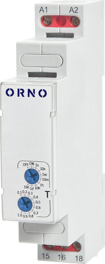 Orno 1-Pole Changeover Panel Push Button Changeover Switch 250V 16A